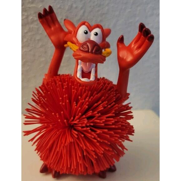 Koosh Balls Toys (Set of 2) 1998 Godzilla T-Rex 1998 Mushu Dragon - Picture 3 of 16